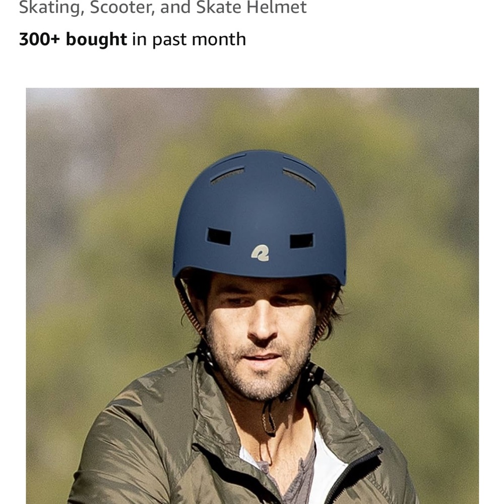 Blue Skate Helmet